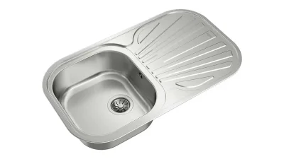 Lavaplatos Empotrable Stylo 830x485 1Cubeta 1Escurridor Inoxidable Teka - Imagen 9