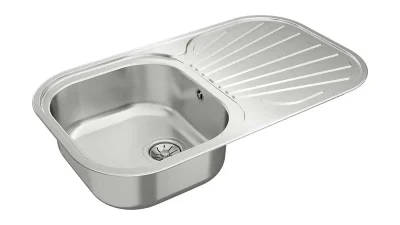 Lavaplatos Empotrable Stylo 830x485 1Cubeta 1Escurridor Inoxidable Teka - Imagen 11
