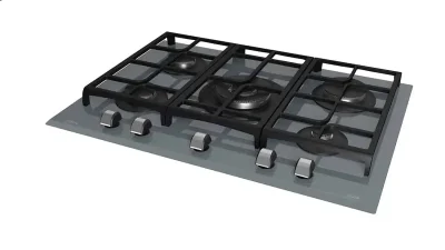 Cocina Encimera CristalGas Stone Gray GZC-75330 XBB 5G DR Teka - Imagen 13