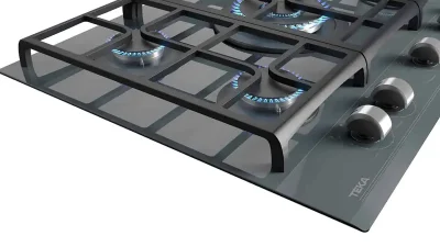 Cocina Encimera CristalGas Stone Gray GZC-75330 XBB 5G DR Teka - Imagen 14