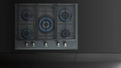 Cocina Encimera CristalGas Stone Gray GZC-75330 XBB 5G DR Teka - Imagen 17