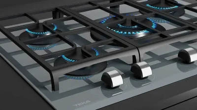 Cocina Encimera CristalGas Stone Gray GZC-75330 XBB 5G DR Teka - Imagen 19