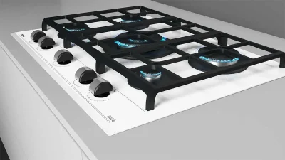Cocina Encimera CristalGas White GZC-75300 XBB 5G DR Teka - Imagen 12