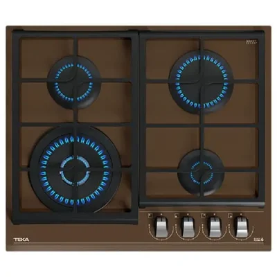 Cocina Encimera CristalGas London Brick GZC-64320 XBB 4G DR Teka