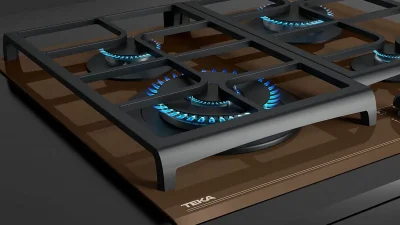 Cocina Encimera CristalGas London Brick GZC-64320 XBB 4G DR Teka - Imagen 19