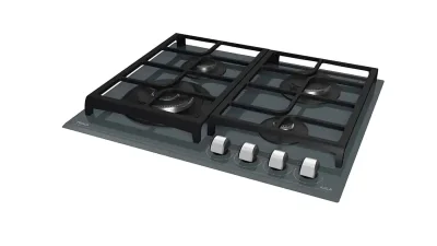 Cocina Encimera CristalGas Stone Gray GZC-64320 XBB 4G DR Teka - Imagen 13