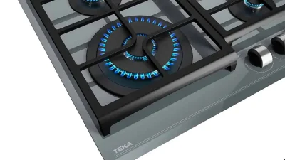 Cocina Encimera CristalGas Stone Gray GZC-64320 XBB 4G DR Teka - Imagen 15