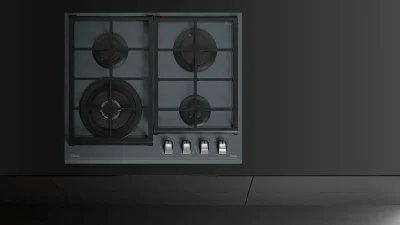 Cocina Encimera CristalGas Stone Gray GZC-64320 XBB 4G DR Teka - Imagen 16