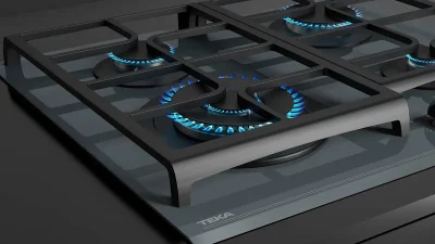 Cocina Encimera CristalGas Stone Gray GZC-64320 XBB 4G DR Teka - Imagen 19