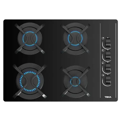 Cocina Encimera Cristal Gas Natural GBC-64003 KBN 4G AI CI Teka - Imagen 11