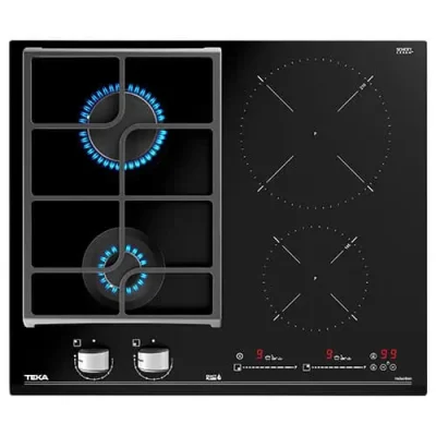 Cocina Encimera CristalGas/Inducción JZC-64322 ABB BK Teka