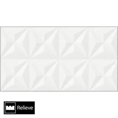 Cerámica Muro Estrela Blanco Texturado Rectificado 32,5x59(1,53)