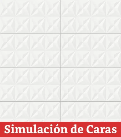 Cerámica Muro Estrela Blanco Texturado Rectificado 32,5x59(1,53) - Imagen 6