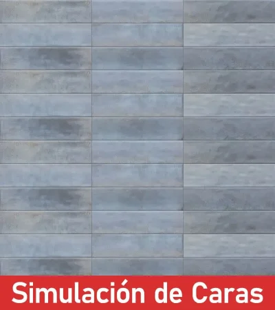 Cerámica Muro Village Marine Brillo Texturado 60Caras 10x40(1,36) - Imagen 63