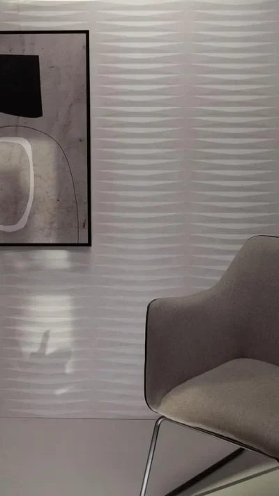 Cerámica Muro Khali Flash Off White Texturado 4Caras 45x120(1,62) - Imagen 9