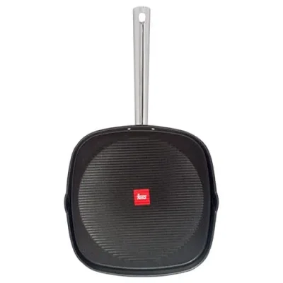 Grill Cuadrado Antiadherente Acero Inoxidable 27x27cm Teka