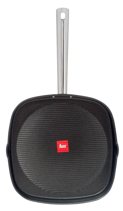 Grill Cuadrado Antiadherente Acero Inoxidable 27x27cm Teka - Imagen 11