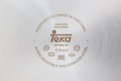 Grill Redondo Antiadherente Acero Inoxidable 34cms Teka - Imagen 10