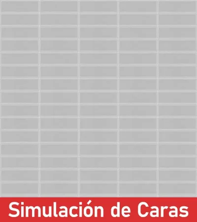 Cerámica Muro Colorblock Frost Brillo Bisel 10x30(0,78) - Imagen 5