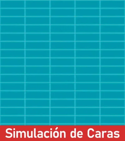 Cerámica Muro Colorblock Topaz Brillo Bisel 10x30(0,78) - Imagen 5