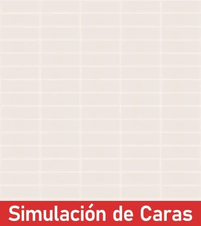 Cerámica Muro Colorblock Vanilla Brillo Bisel 10x30(0,78) - Imagen 6