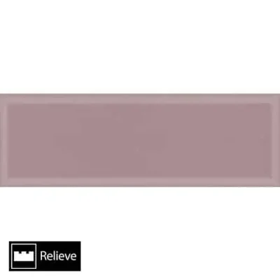 Cerámica Muro Colorblock Verbena Brillo Bisel 10x30(0,78)