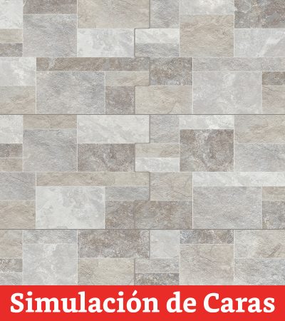 Cerámica Muro Fachaleta Dent Venice Mix Gris 6Caras 30x45(1,51) - Imagen 10