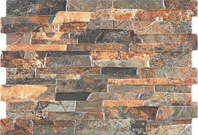 Cerámica Muro Fachaleta Petra Magma 4Caras 34x50(1,7) - Imagen 2