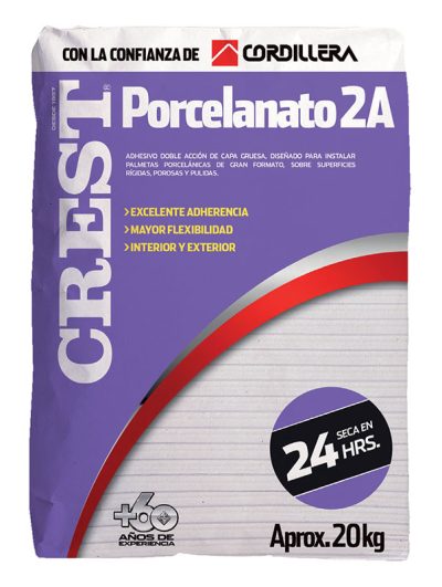 Crest Porcelanato Doble Acción (2A) Saco 20 Kilos - Imagen 4