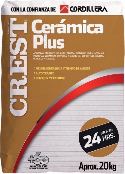 Crest Cerámica Plus Saco 20 Kilos - Imagen 4