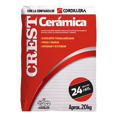 Crest Cerámica Saco 20 Kilos - Imagen 3