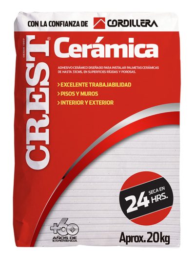 Crest Cerámica Saco 20 Kilos - Imagen 4