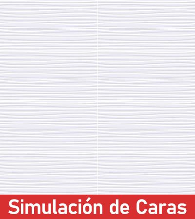 Cerámica Muro Texturado Blanco 32A06 32x62(2,0) - Imagen 3
