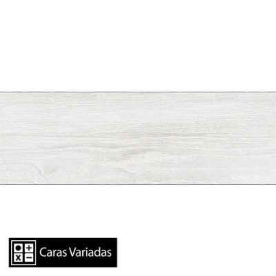 Cerámica Piso Madera Fusta Blanco 18Caras 19x57(1,41)