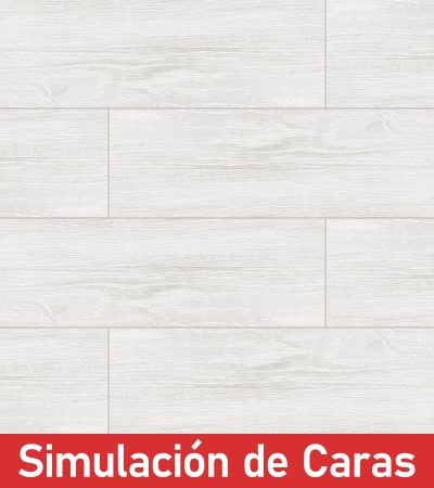 Cerámica Piso Madera Fusta Blanco 18Caras 19x57(1,41) - Imagen 2