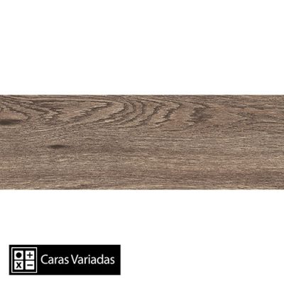 Cerámica Piso Madera Forest Nogal 18Caras 19x57(1,41)