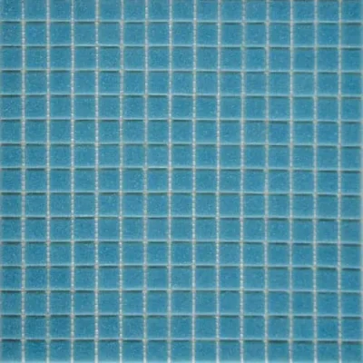 Malla Vidrio Pool Unicolor Celeste 32,7x32,7