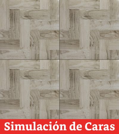 Cerámica Piso Cedro Claro Destonalizado 58x58(2,35) - Imagen 6