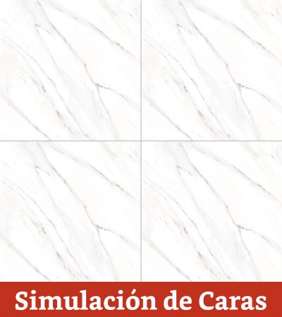 Cerámica Piso Mármol Carrara 62HDA31 Destonalizado Rectificado 62x62(2,3) - Imagen 5