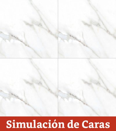 Cerámica Piso Venice Bianco Destonalizado 61x61(1,48) - Imagen 4
