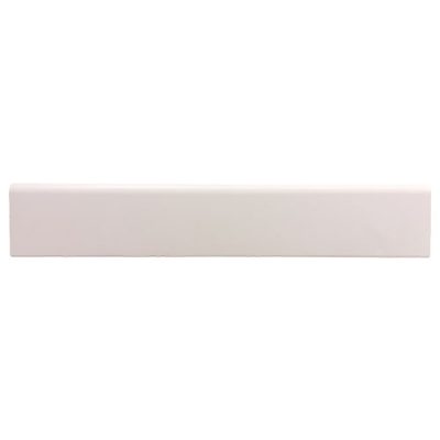 Rodapié Cerámico Blanco Mate 8x45cm