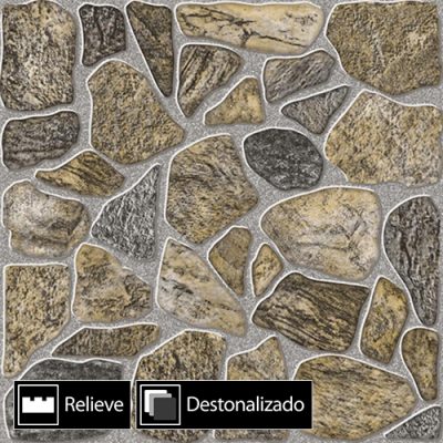 Cerámica Piso Cuzco Beige Destonalizado