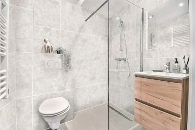 Cerámica Piso Cemento Blanco 4Caras 60x60(1,44) - Imagen 2