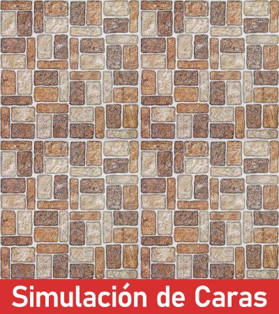 Cerámica Piso Riverstone Caramelo 45x45(2,23) 2da - Imagen 2
