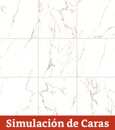 Porcelanato Calacatta Oro Pulido 12Caras Rectificado 80x80(1,93) - Imagen 28