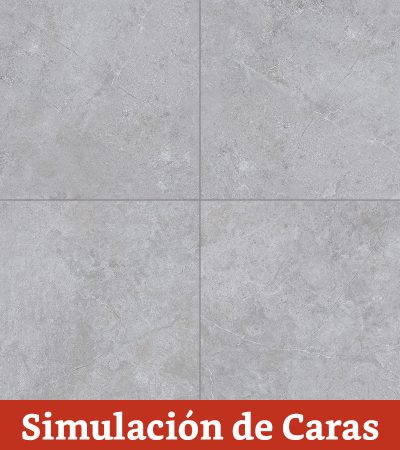 Porcelanato Majestic Silver Pulido 6Caras Rect. 80x80(1,93) - Imagen 16