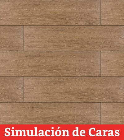 Porcelanato Madera Kiowa Roble Destonalizado 22,5x90(1,22) - Imagen 6
