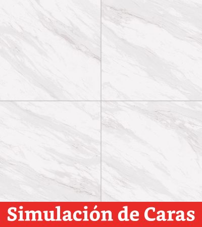 Porcelanato Volakas Bianco Pulido 6Caras Rectificado 84x84(2,12) - Imagen 12