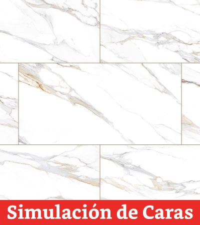 Porcelanato Aurora Gold Pulido 20Caras Rectificado 60x120(1,44) - Imagen 26