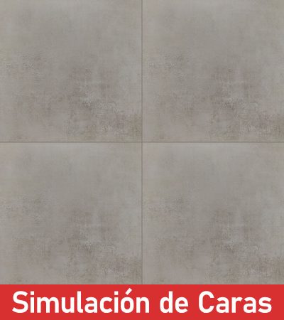 Porcelanato Cosmopolitan Plata Destonalizado 59,3x59,3(1,41) - Imagen 2